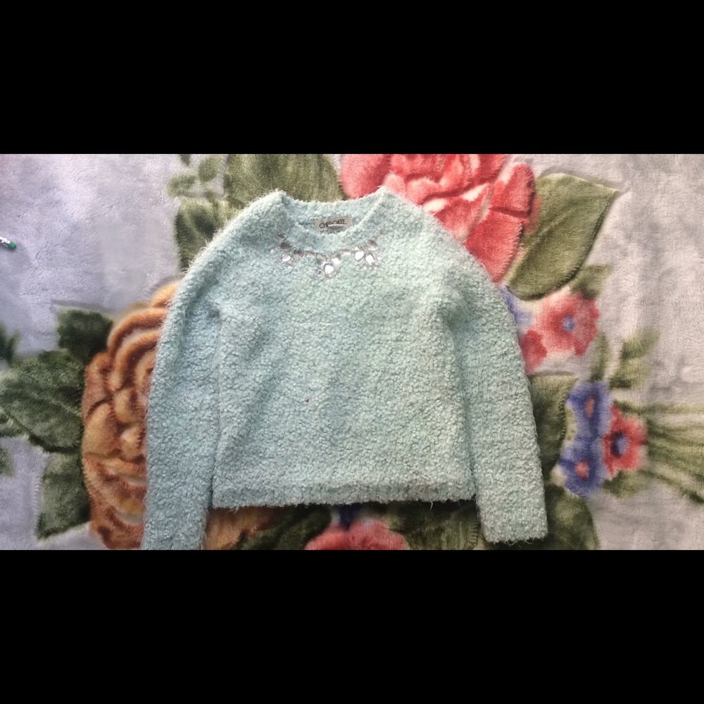 Blue girls sweater